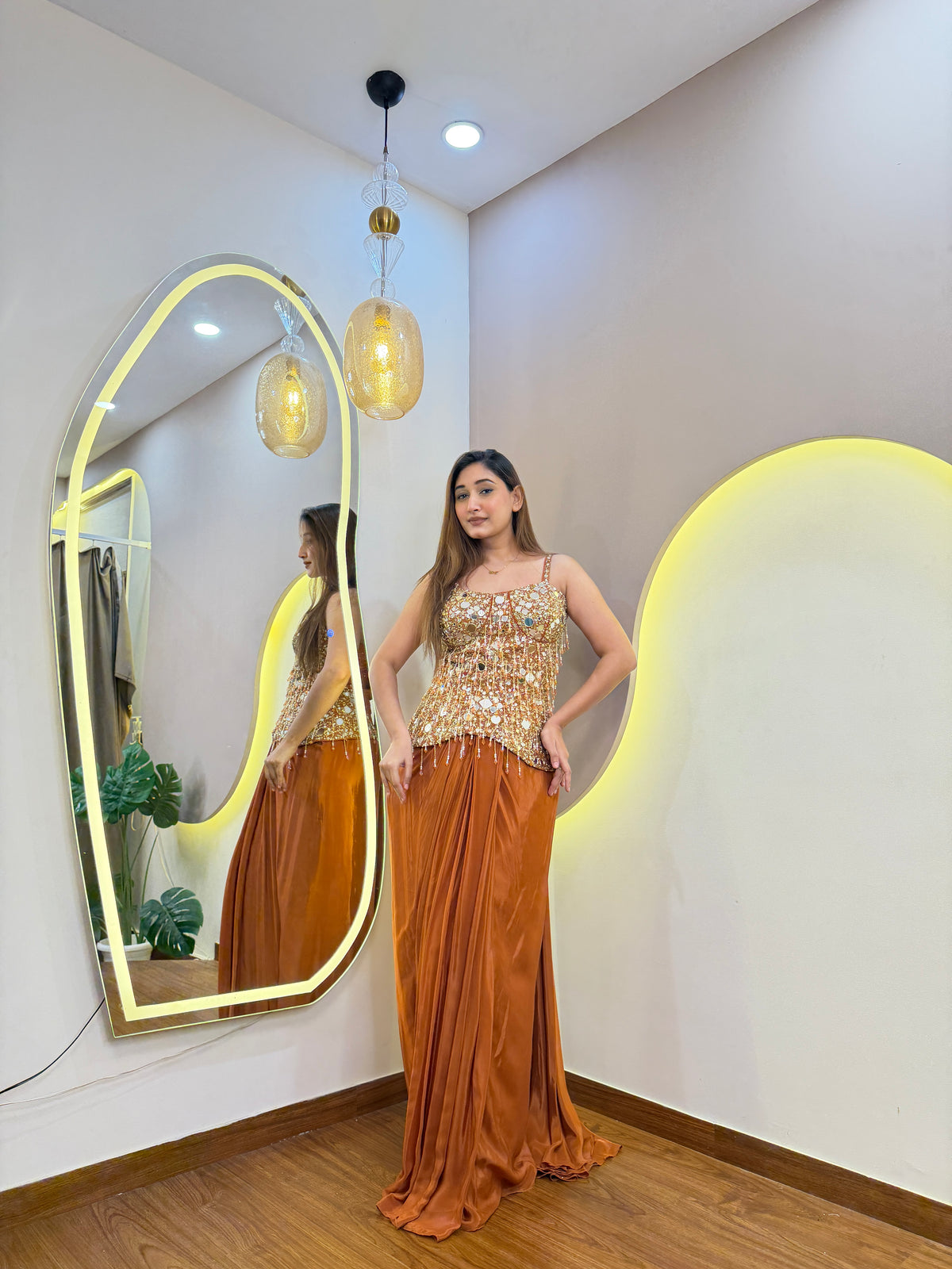 E480 INDO WESTERN 2PC SET
