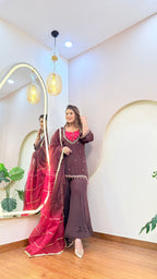 E251 3PC SHARARA SUIT