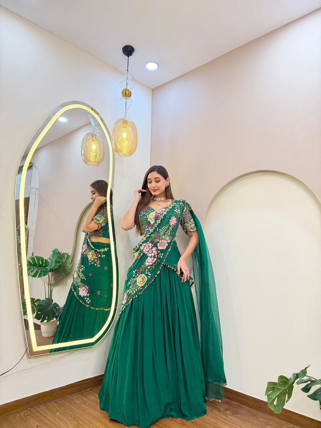 E450 AARFA REGAL LEHENGA SAREE