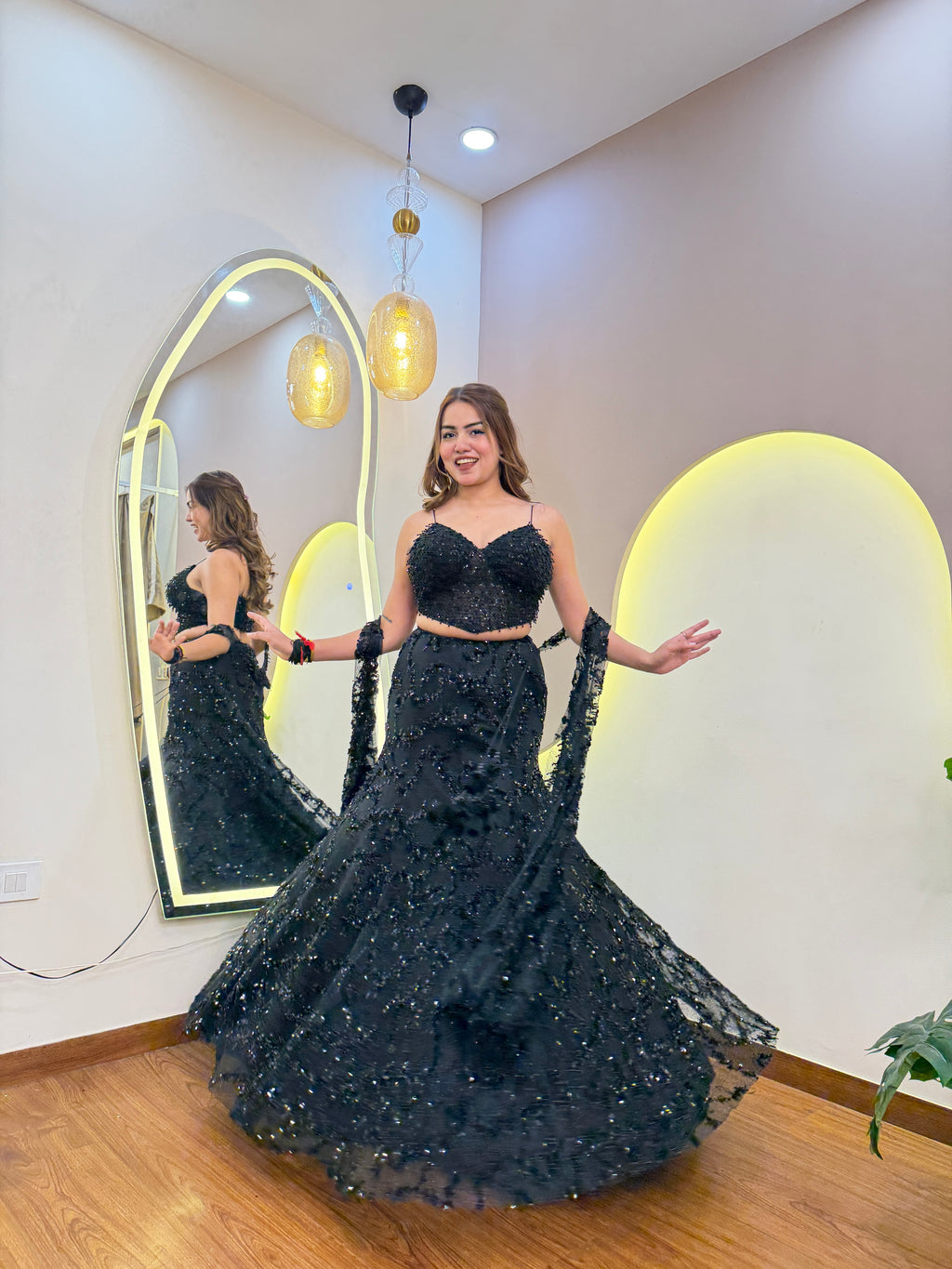 E589 MERMAID LEHENGA