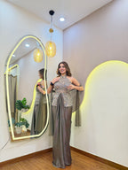 E587 INDO WESTERN DRAPED SKIRT