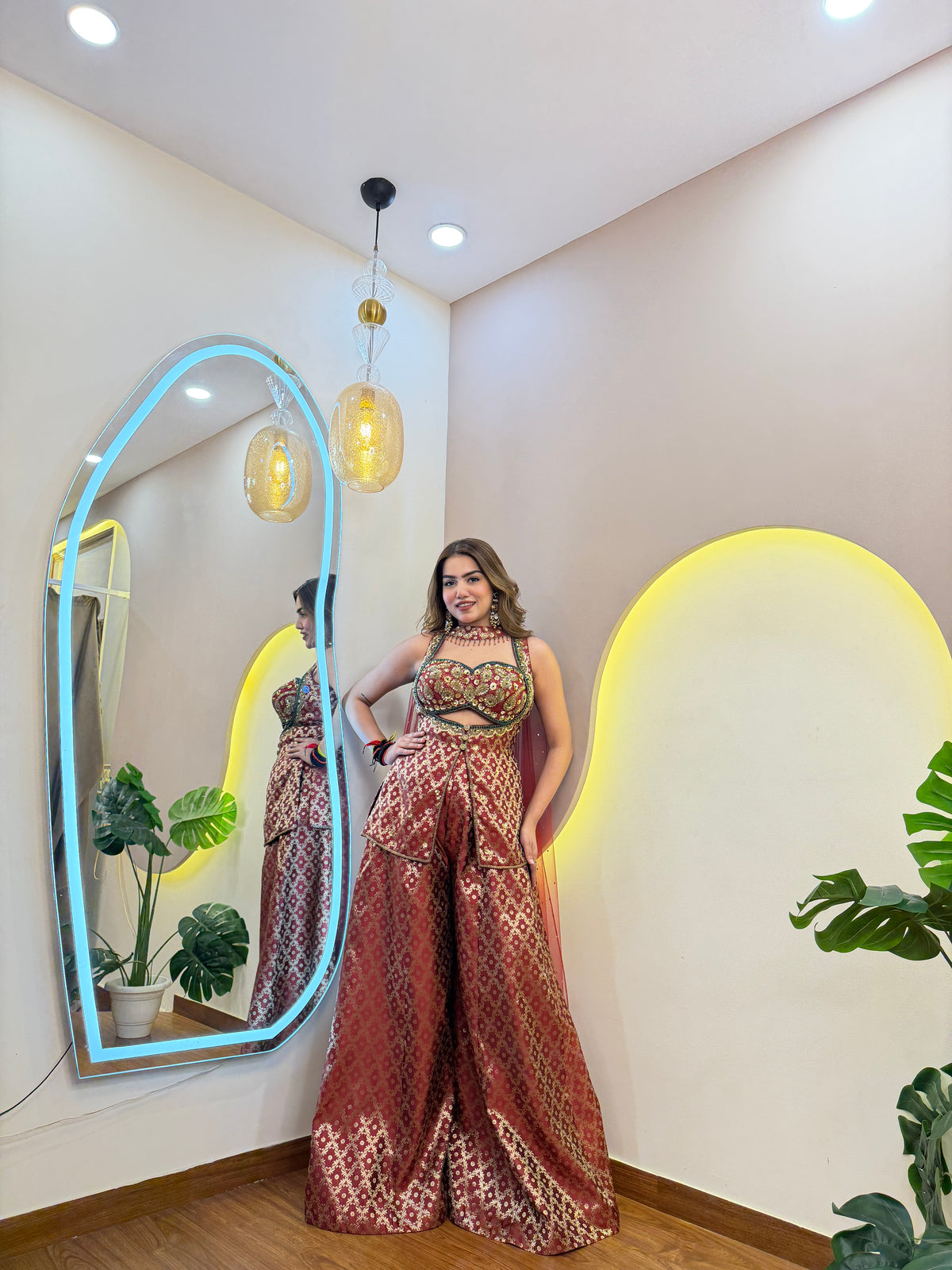 E707 3PC SHARARA SET
