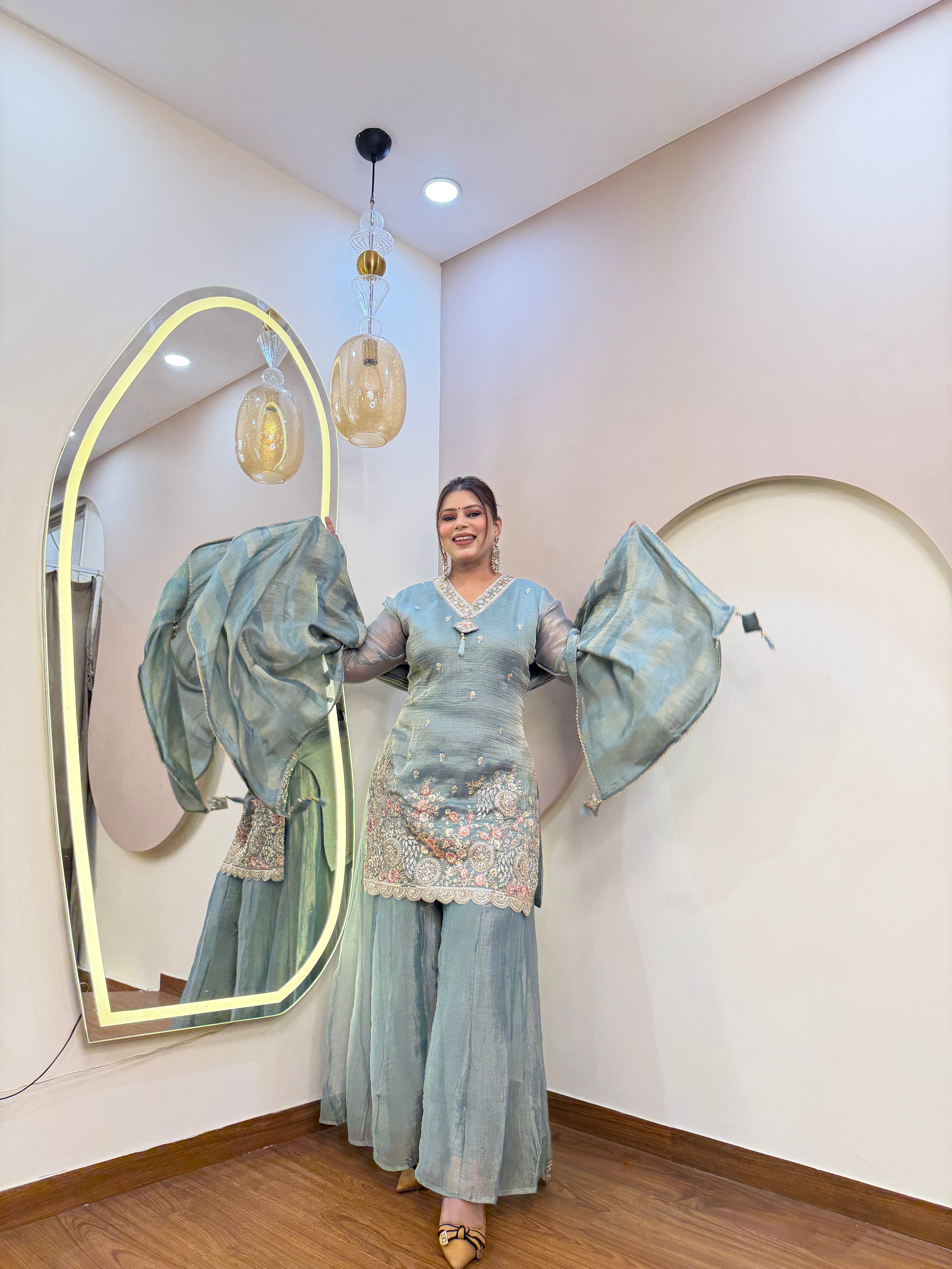E127 3PC SHARARA SUIT