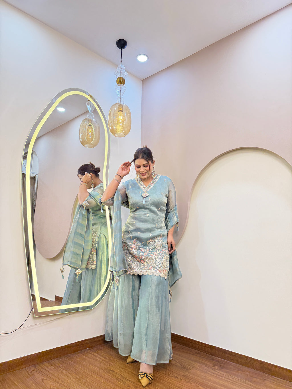 E127 3PC SHARARA SUIT