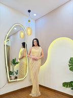 E609 AARFA REGAL DRAPE SAREE