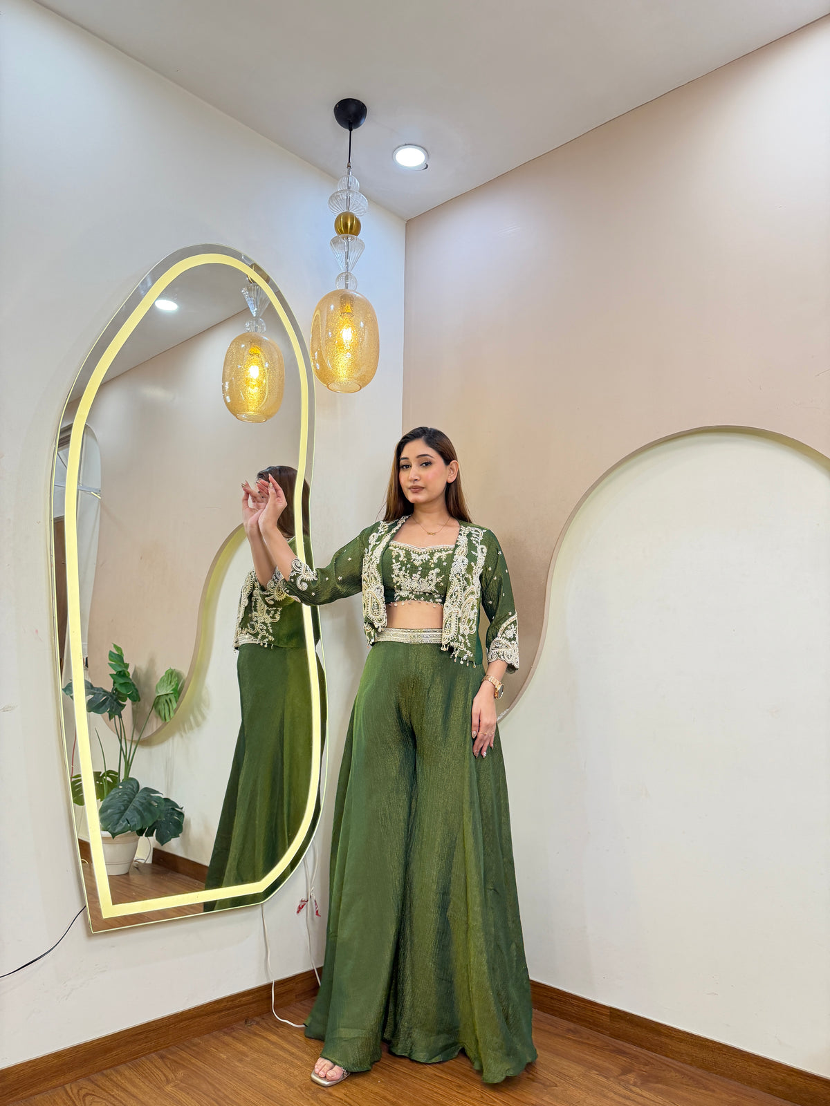 E33 SHARARA SET WITH JACKET