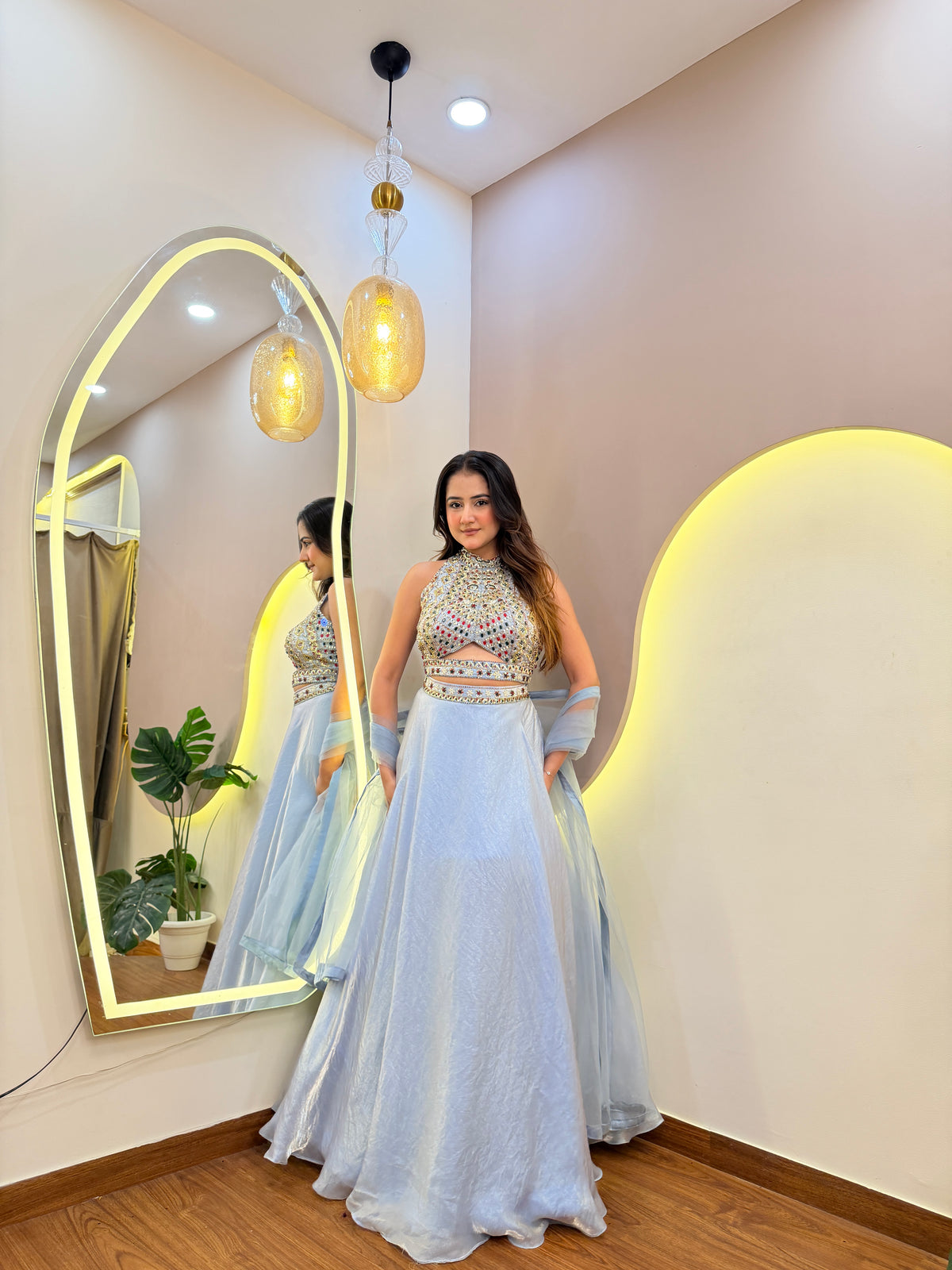 E270 3PC LEHENGA WITH CHOLI