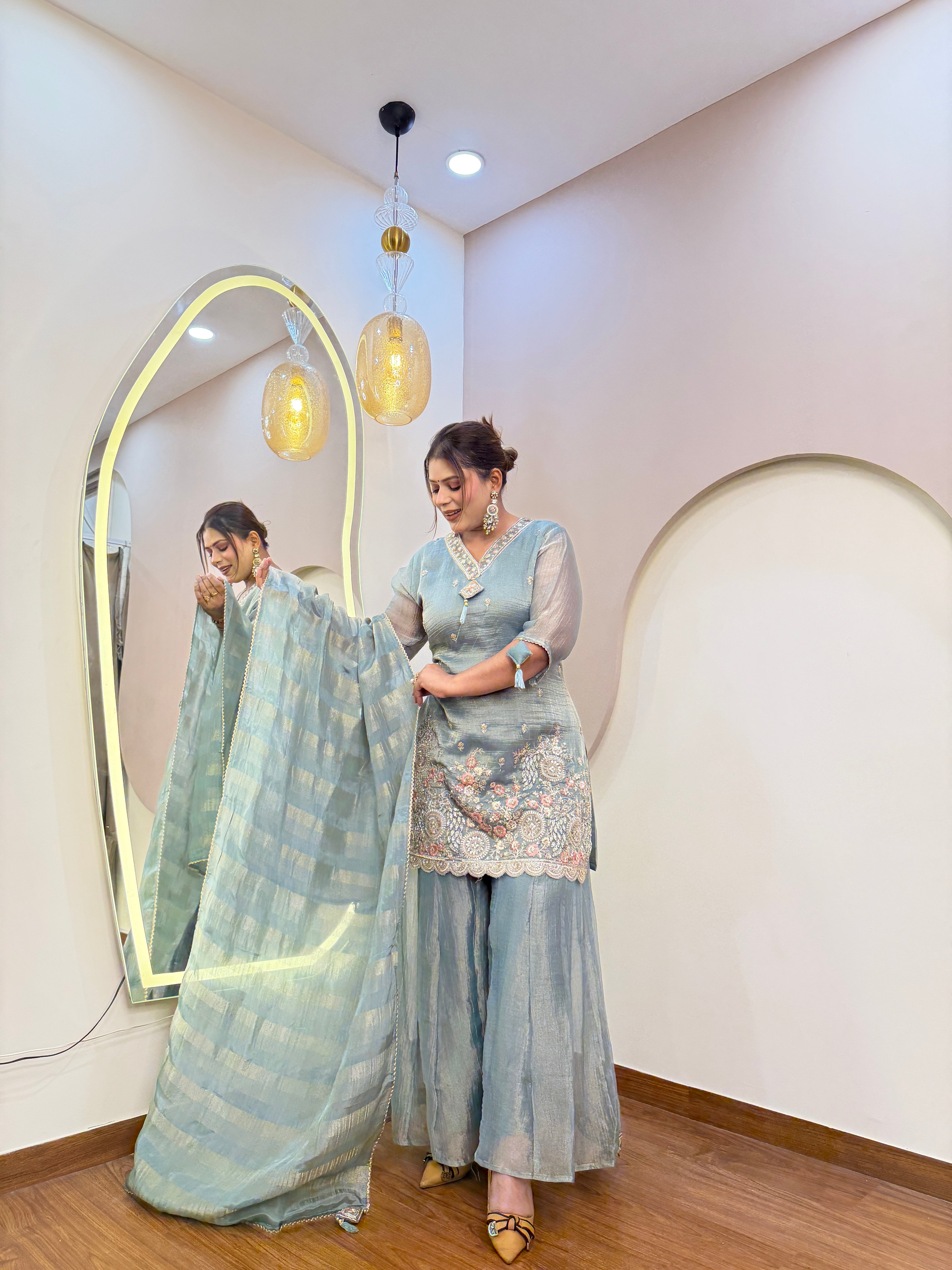 E127 3PC SHARARA SUIT