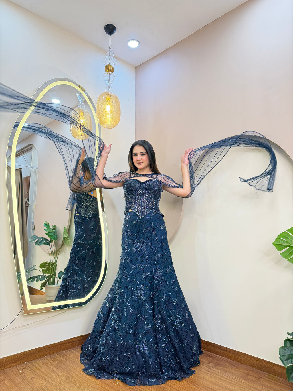 E493 MERMAID LEHENGA