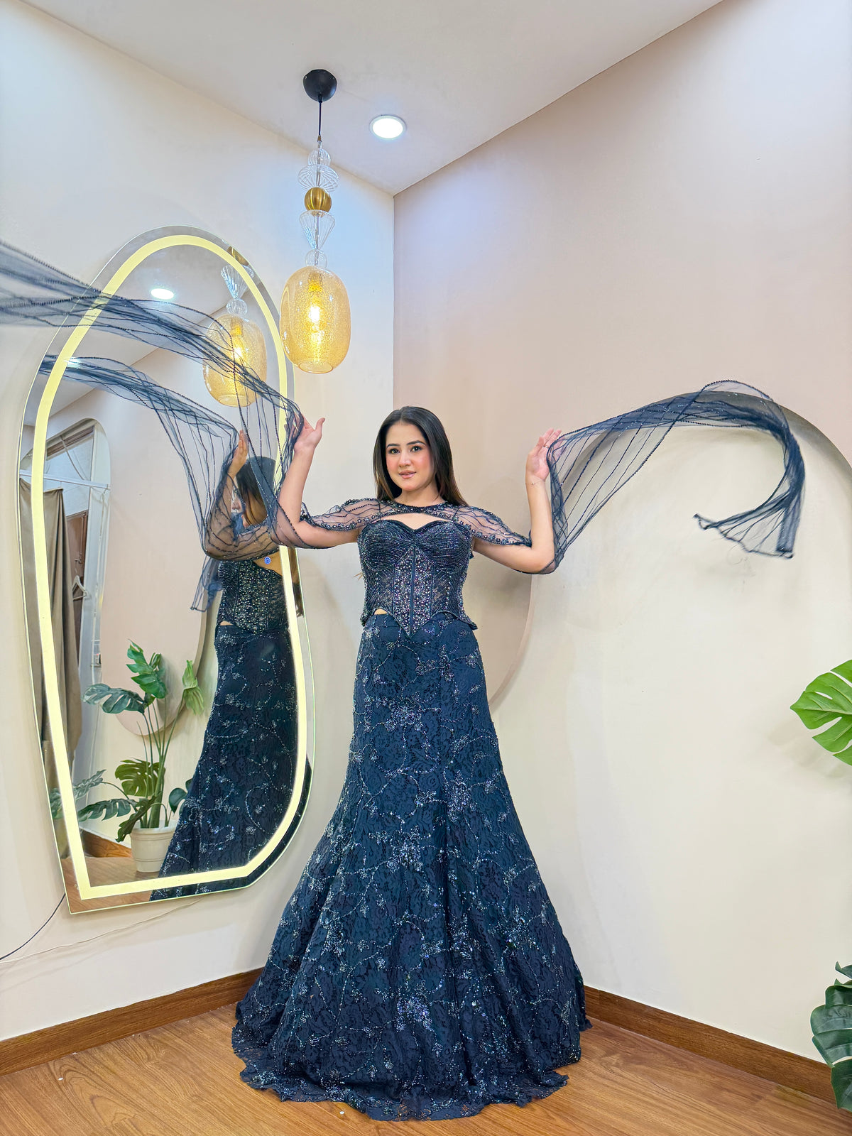 E493 MERMAID LEHENGA