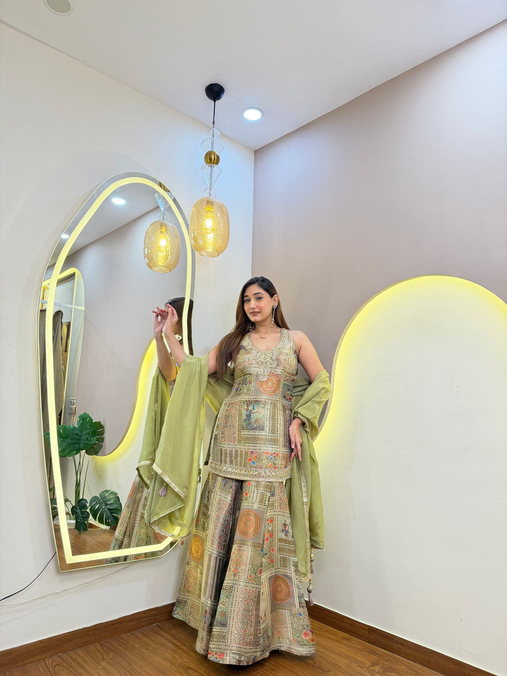 E775 3PC SHARARA SUIT