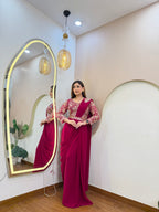 E40 DESIGNER DRAPE SAREE