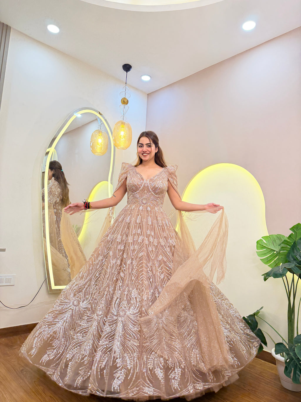 E663 ONE PIECE GOWN