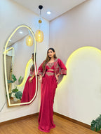 E197 INDO WESTERN SKIRT SET