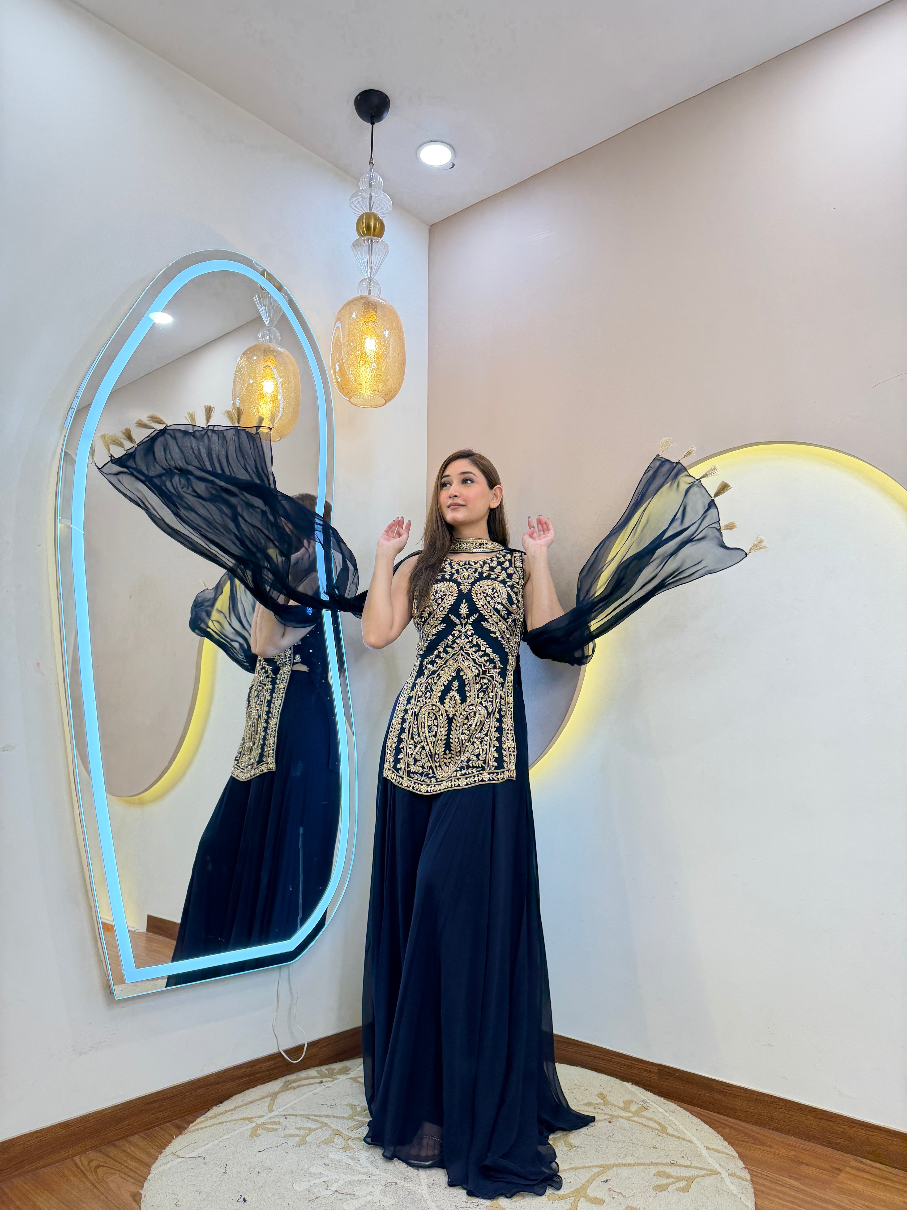 D752  SHARARA SUIT