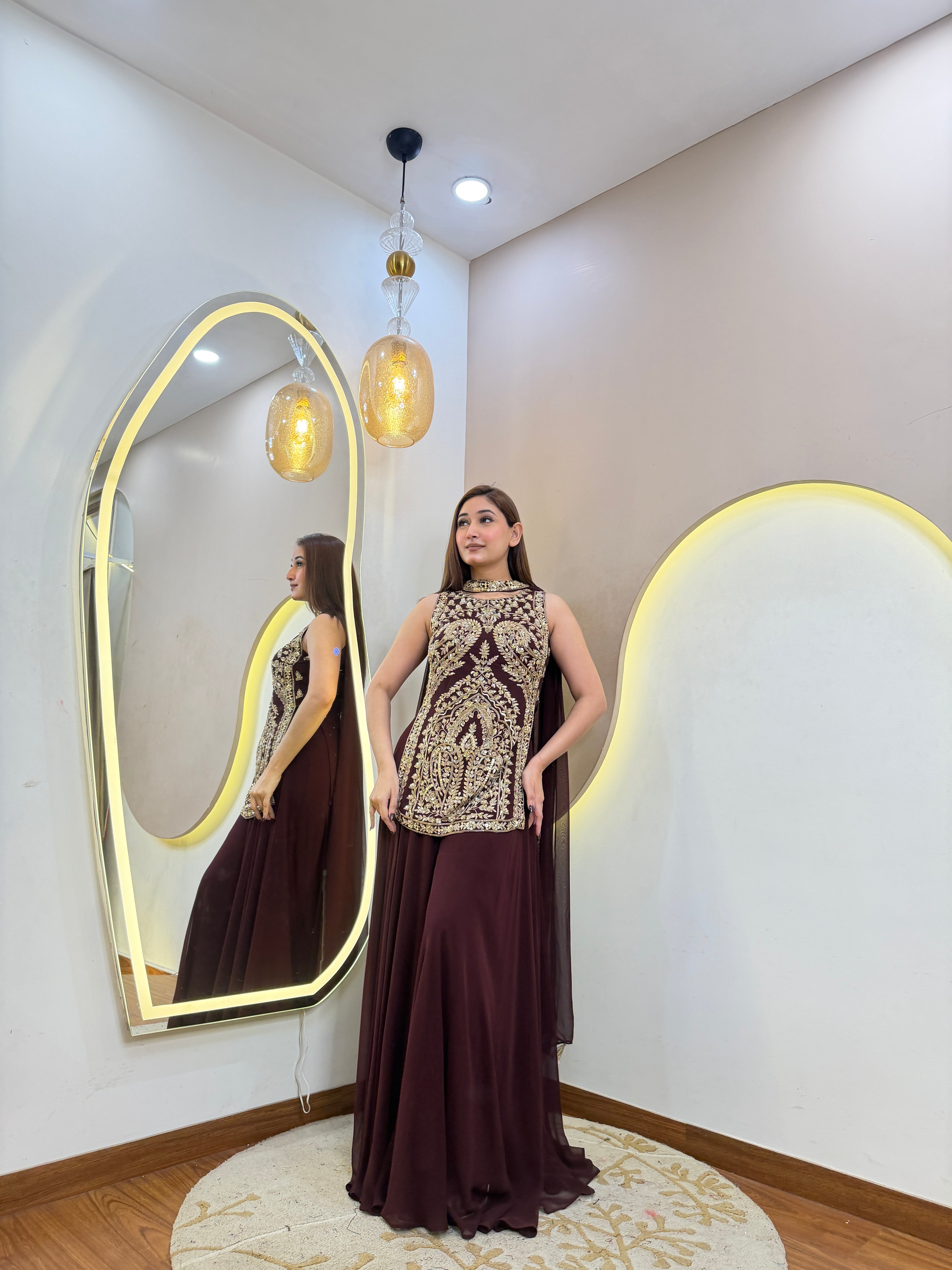 D754  SHARARA SUIT