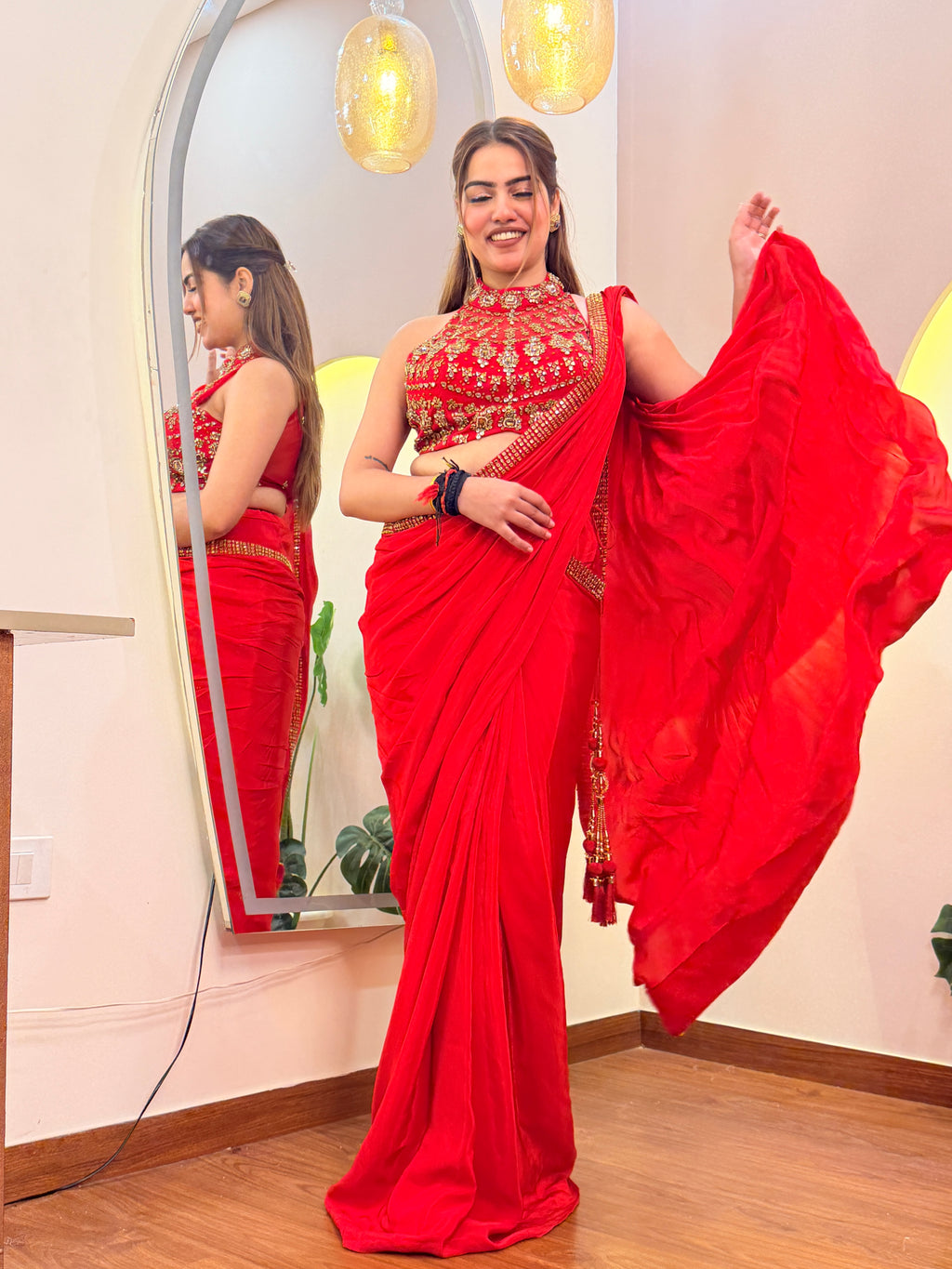 E680 DRAPE SAREE