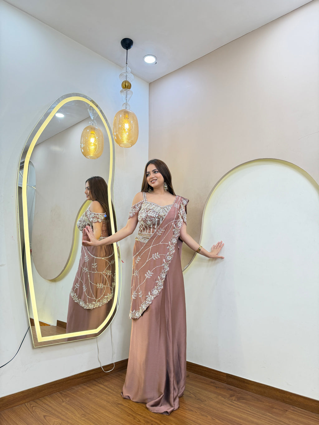 D862 DRAPE SAREE