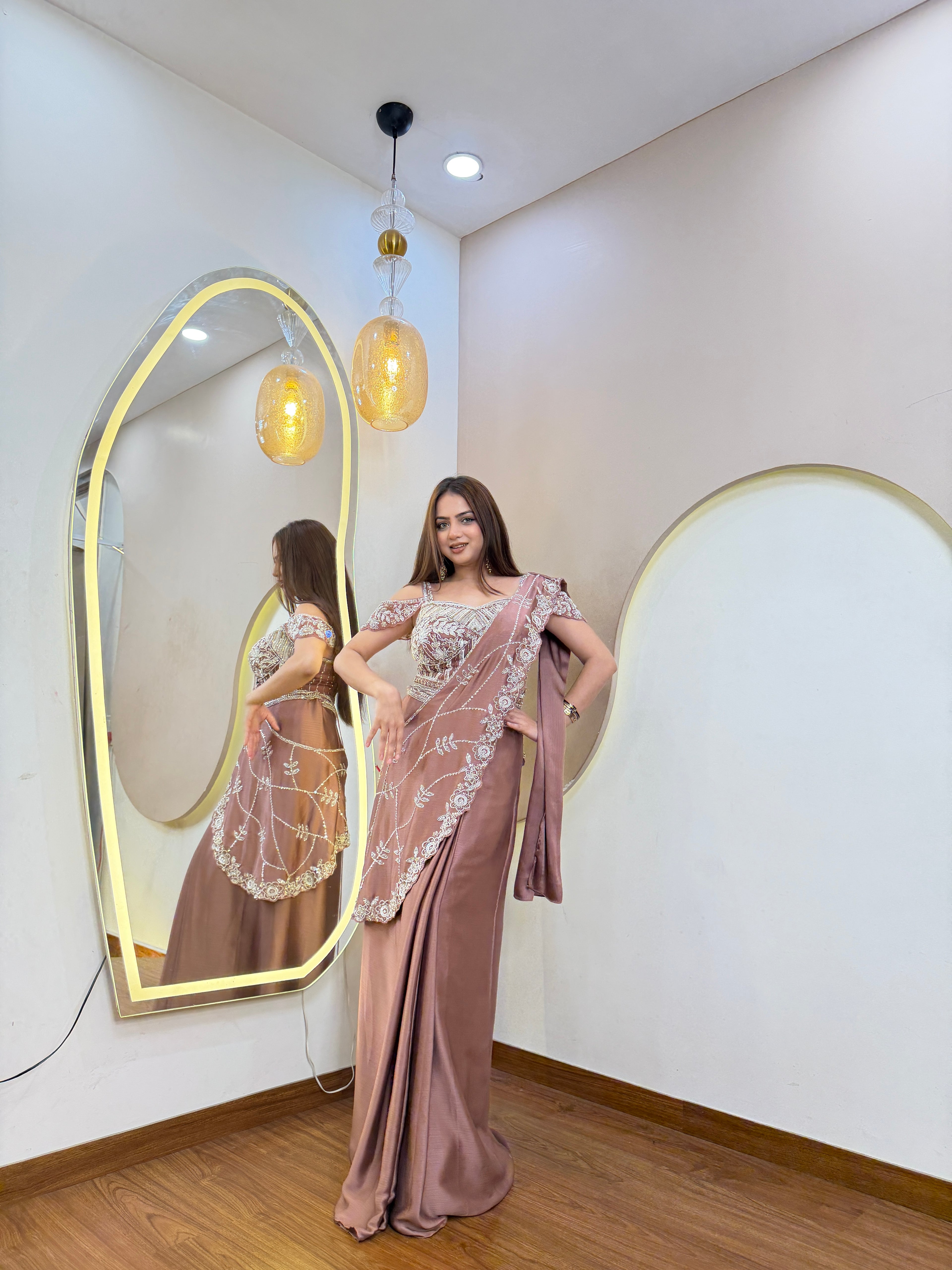 D862 DRAPE SAREE