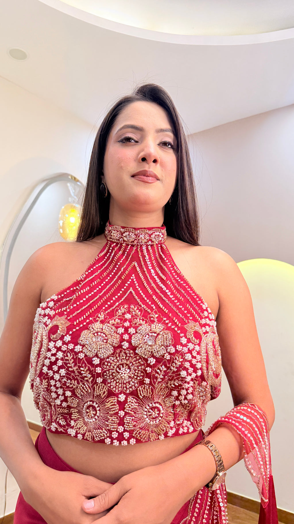 F177 PRE DRAPE SAREE