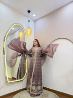 E36 3PC ANARKALI SUIT