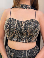 E402 CROP TOP SKIRT