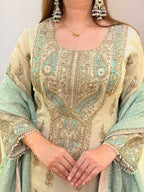 E654 3PC SHARARA SUIT