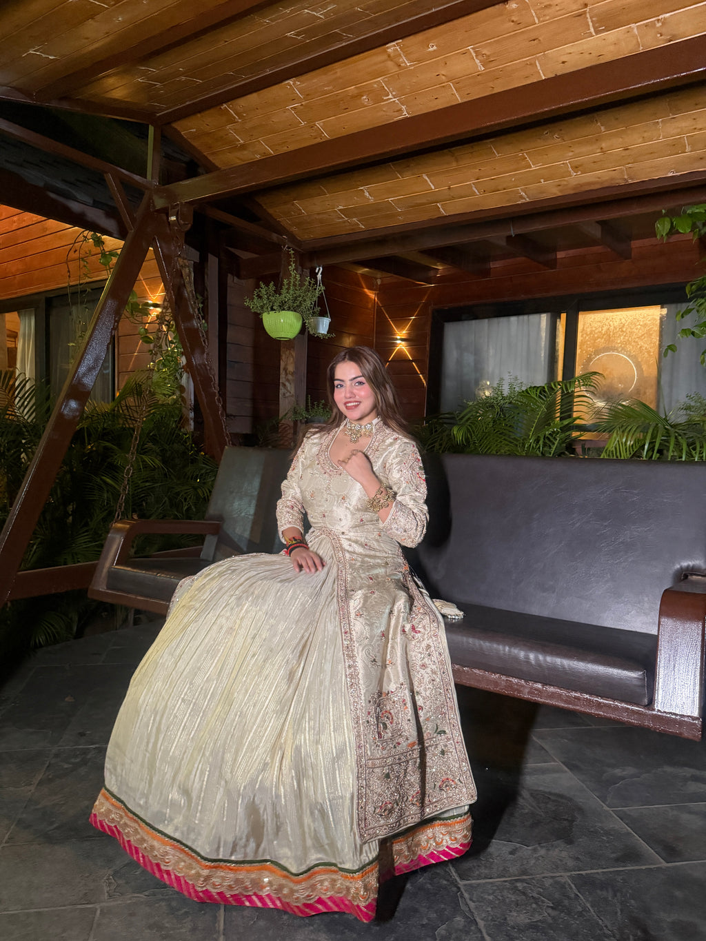 E231 AARFA REGAL ANARKALI GOWN