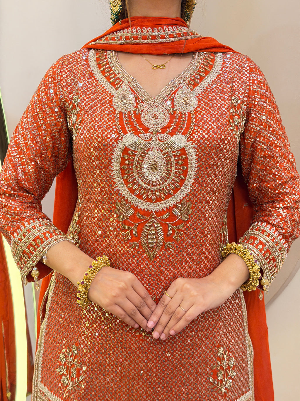 E399 AARFA REGAL SHARARA SUIT