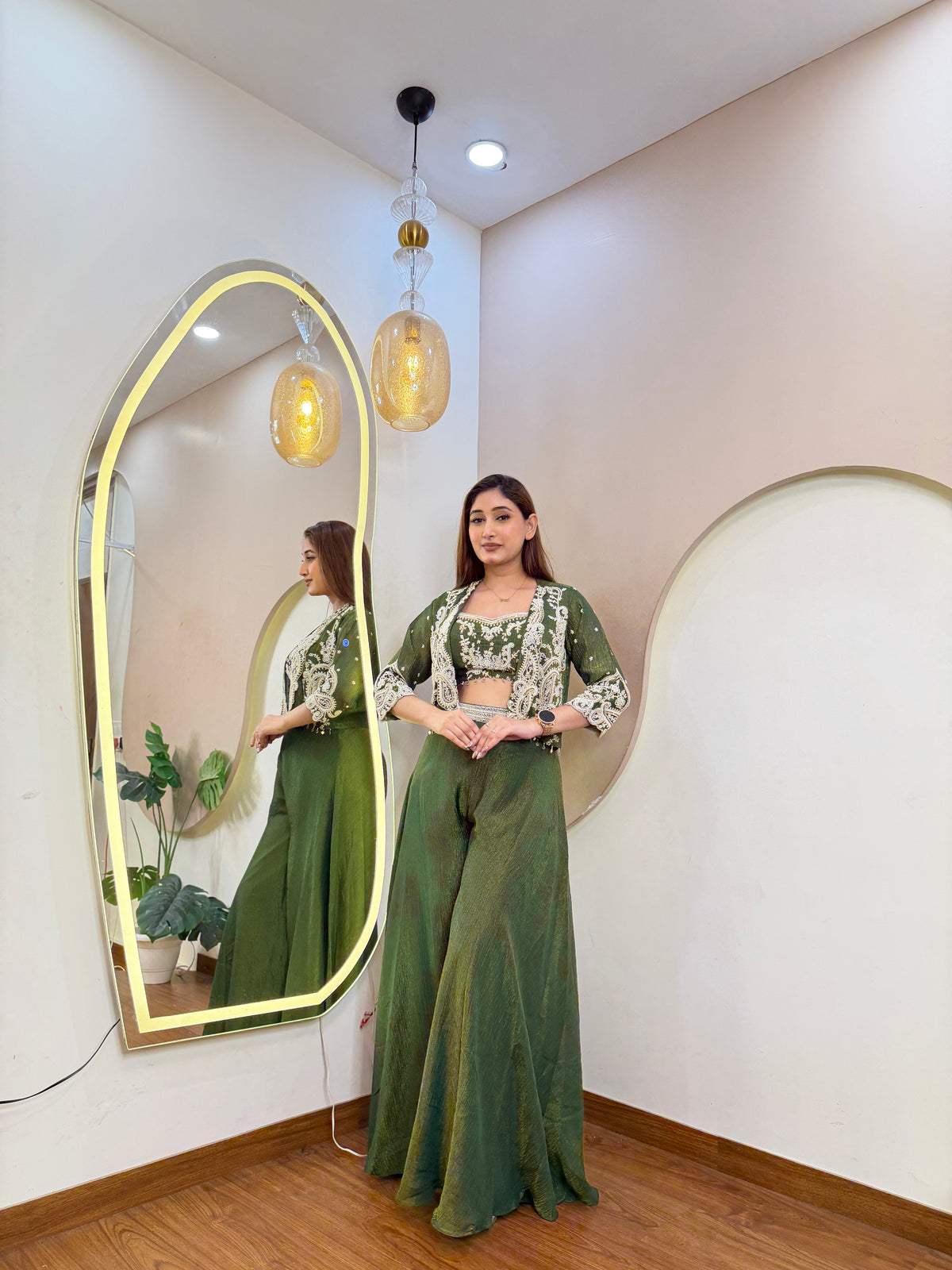 E33 SHARARA SET WITH JACKET