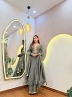E283 3PC ANARKALI SUIT