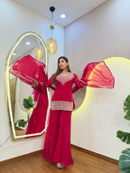 E858 3PC SHARARA SUIT