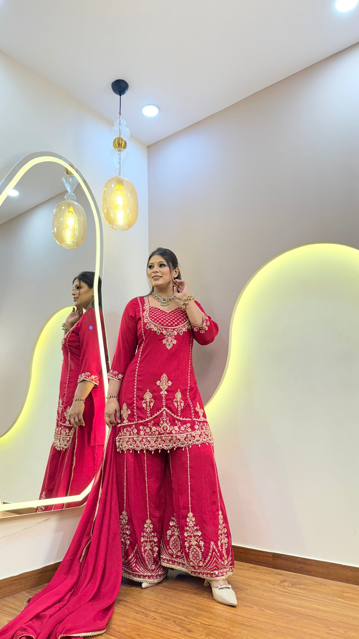 E825 3PC SHARARA SUIT