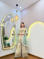 E654 3PC SHARARA SUIT