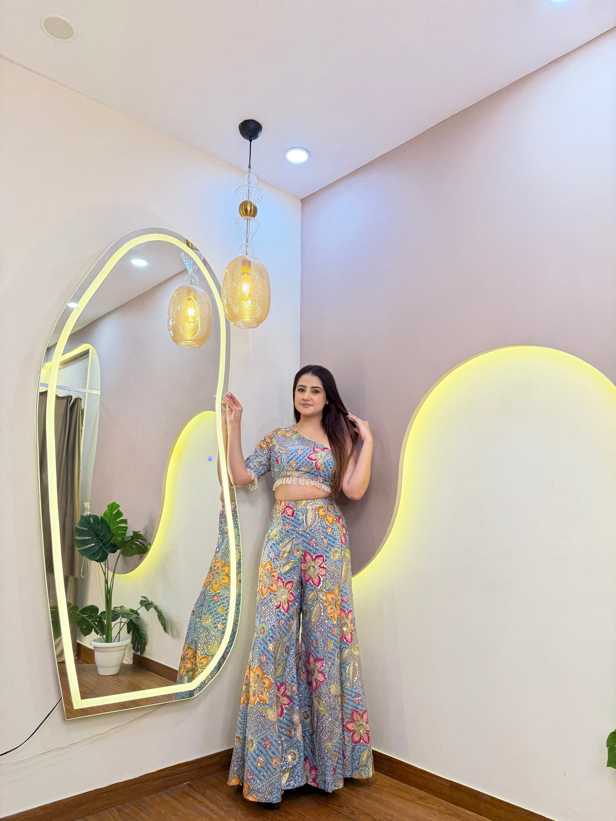 E885 3PC SHARARA SET