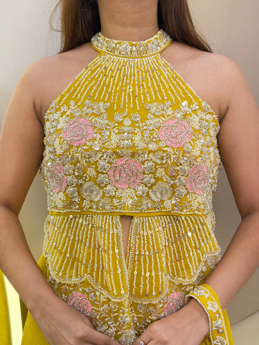 E444 3PC SHARARA SUIT