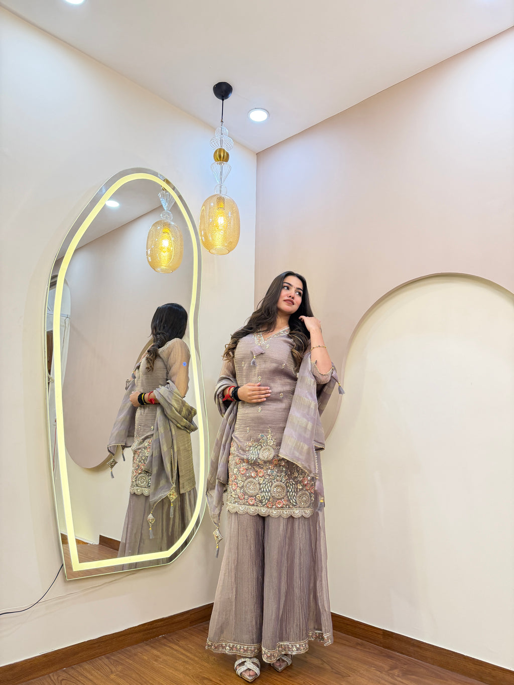 E127 3PC SHARARA SUIT
