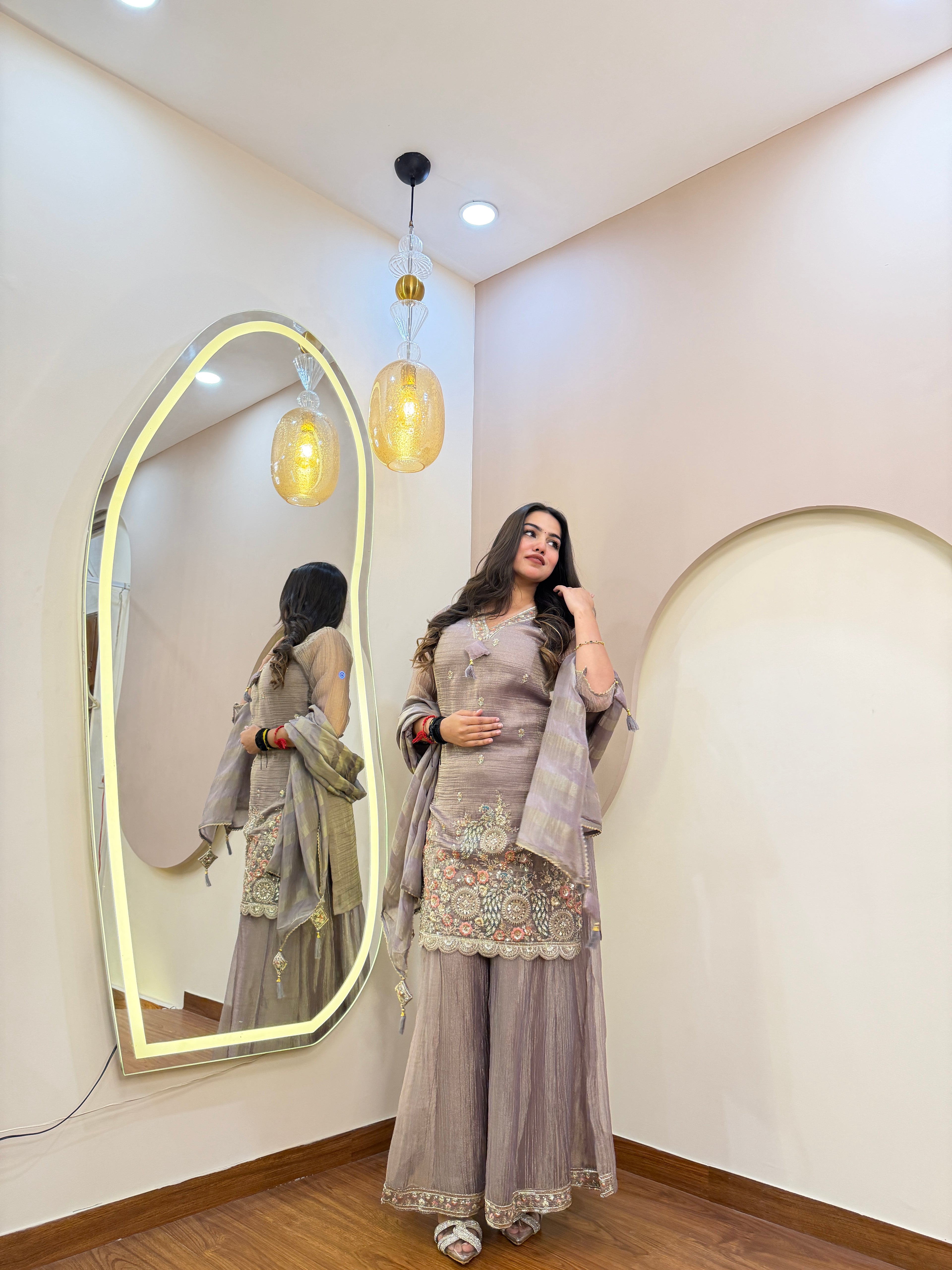 E127 3PC SHARARA SUIT