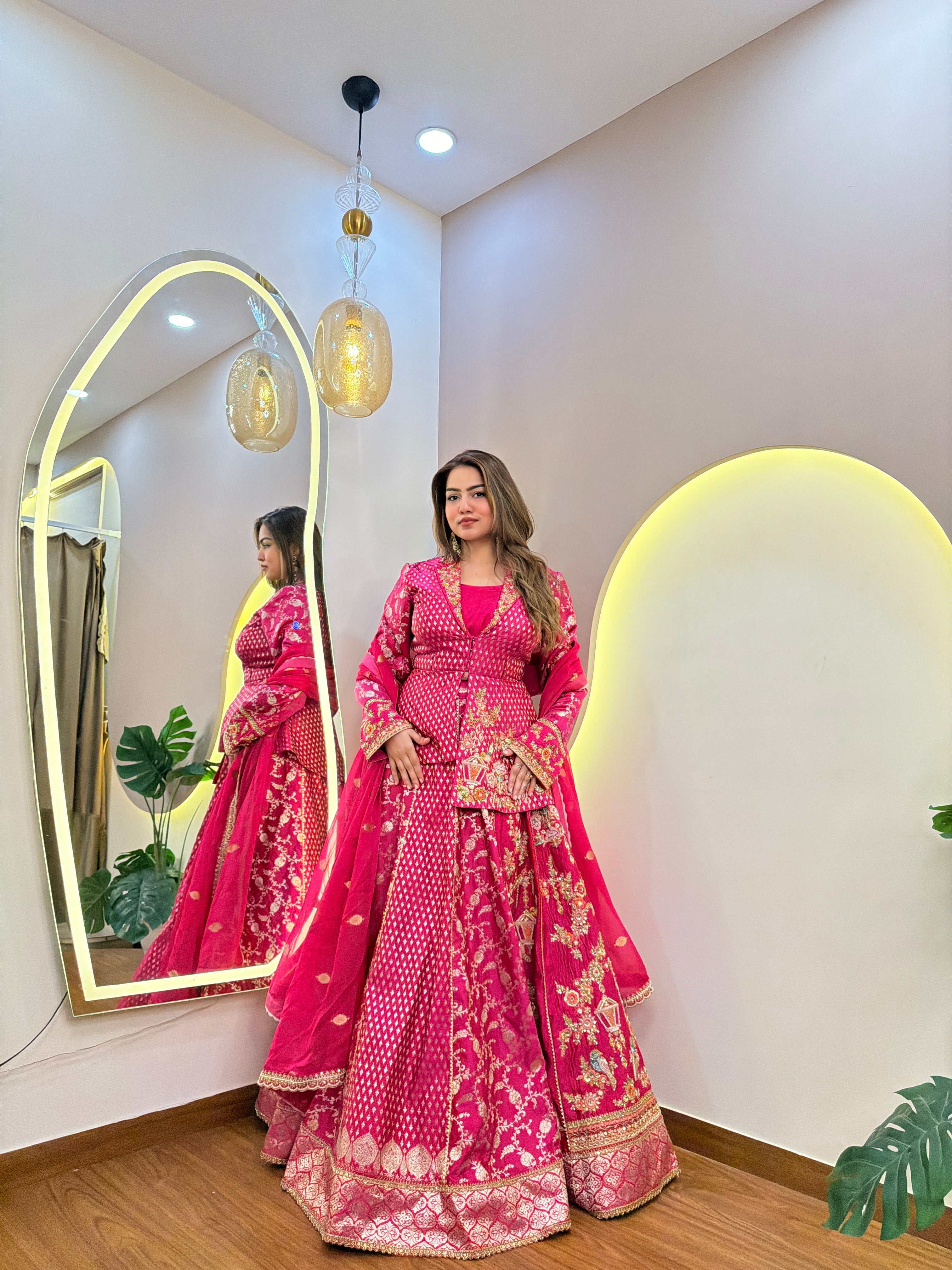 E547 INDO WESTERN LEHENGA