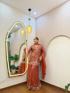E399 AARFA REGAL SHARARA SUIT