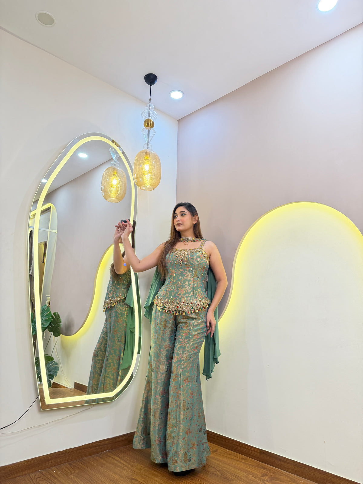 E597 3PC SHARARA SET
