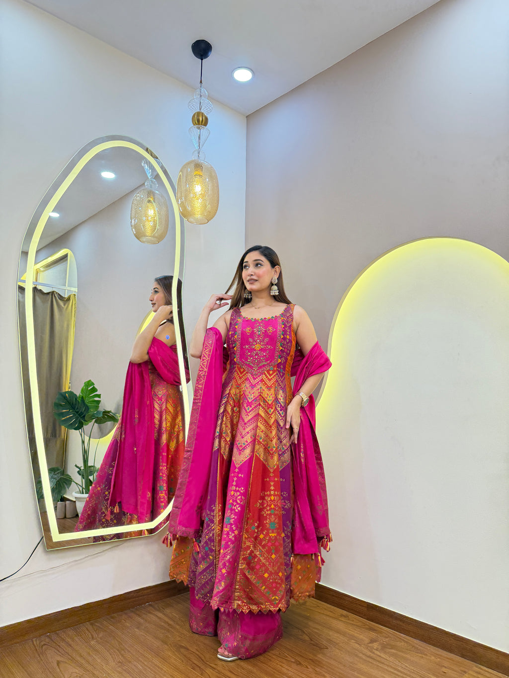 E380 3PC ANARKALI