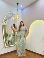 E917 PEPLUM 3PC SHARARA SET