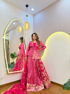 E547 INDO WESTERN LEHENGA