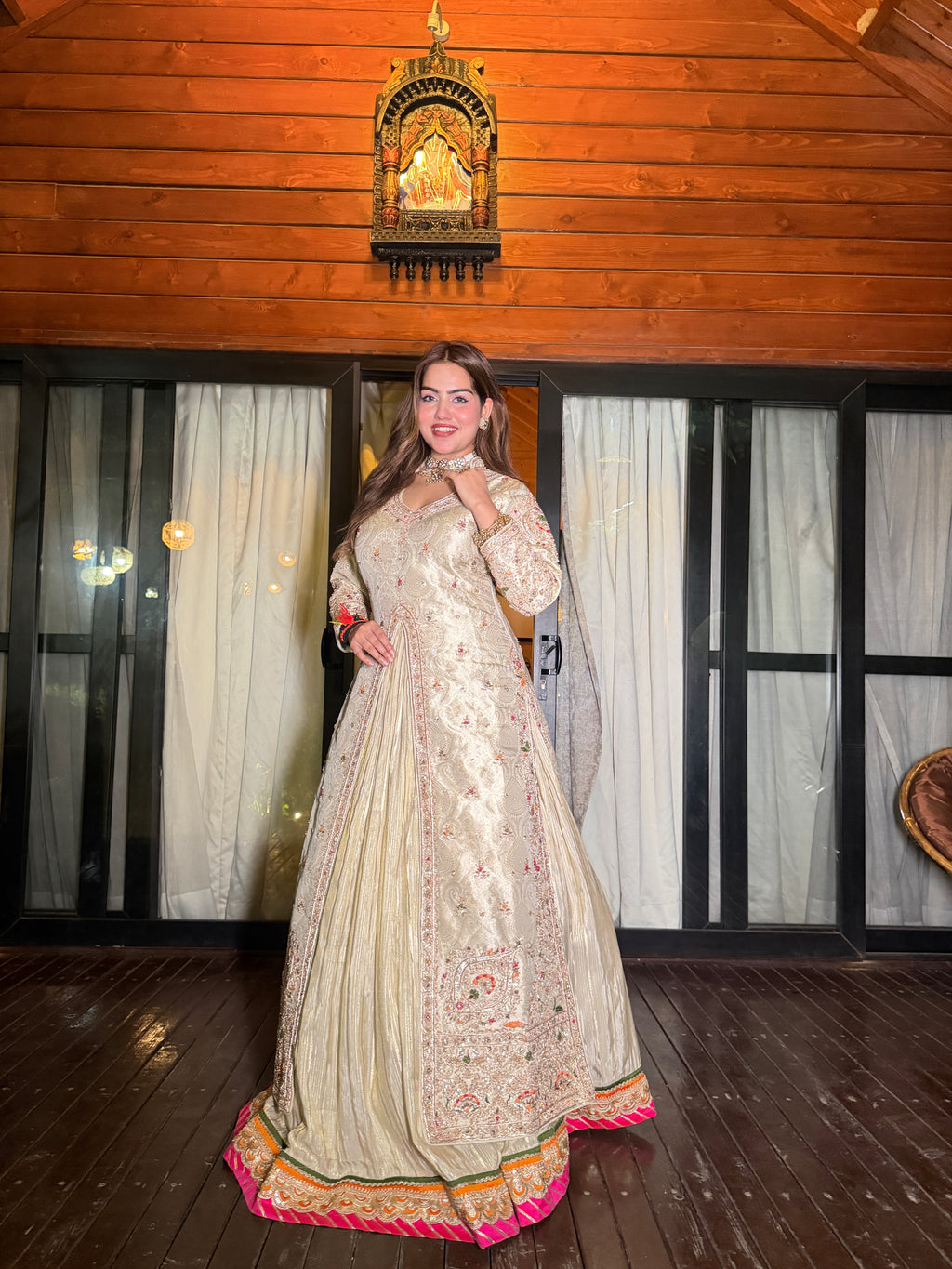 E231 AARFA REGAL ANARKALI GOWN