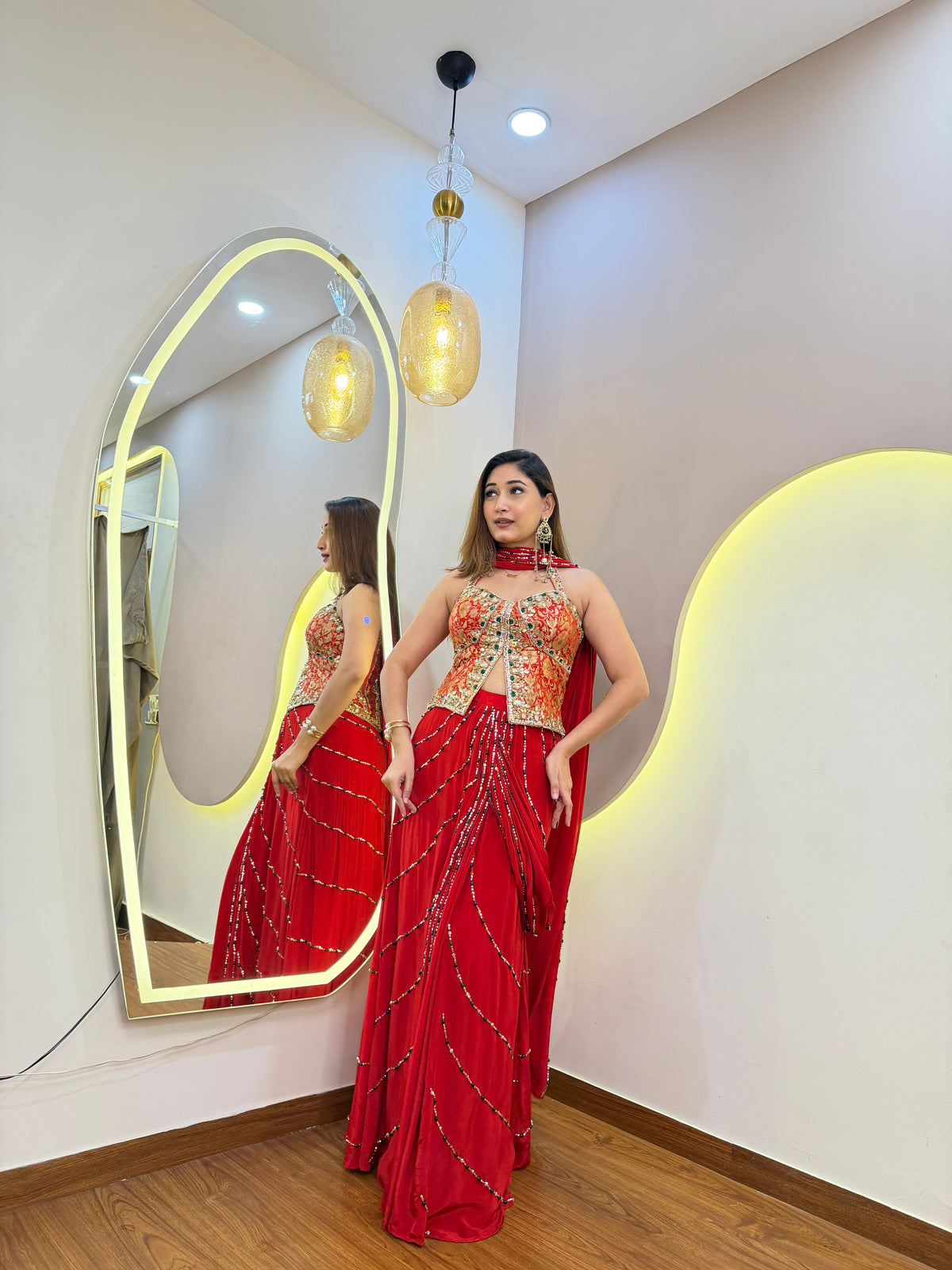 F61 PREMIUM PRE DRAPE SAREE