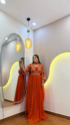 F104 3PC ANARKALI SUIT