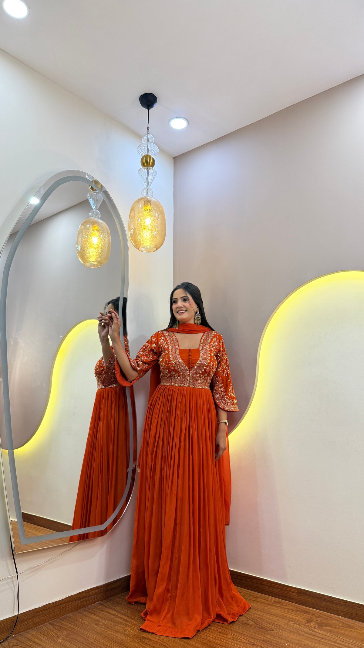 F104 3PC ANARKALI SUIT