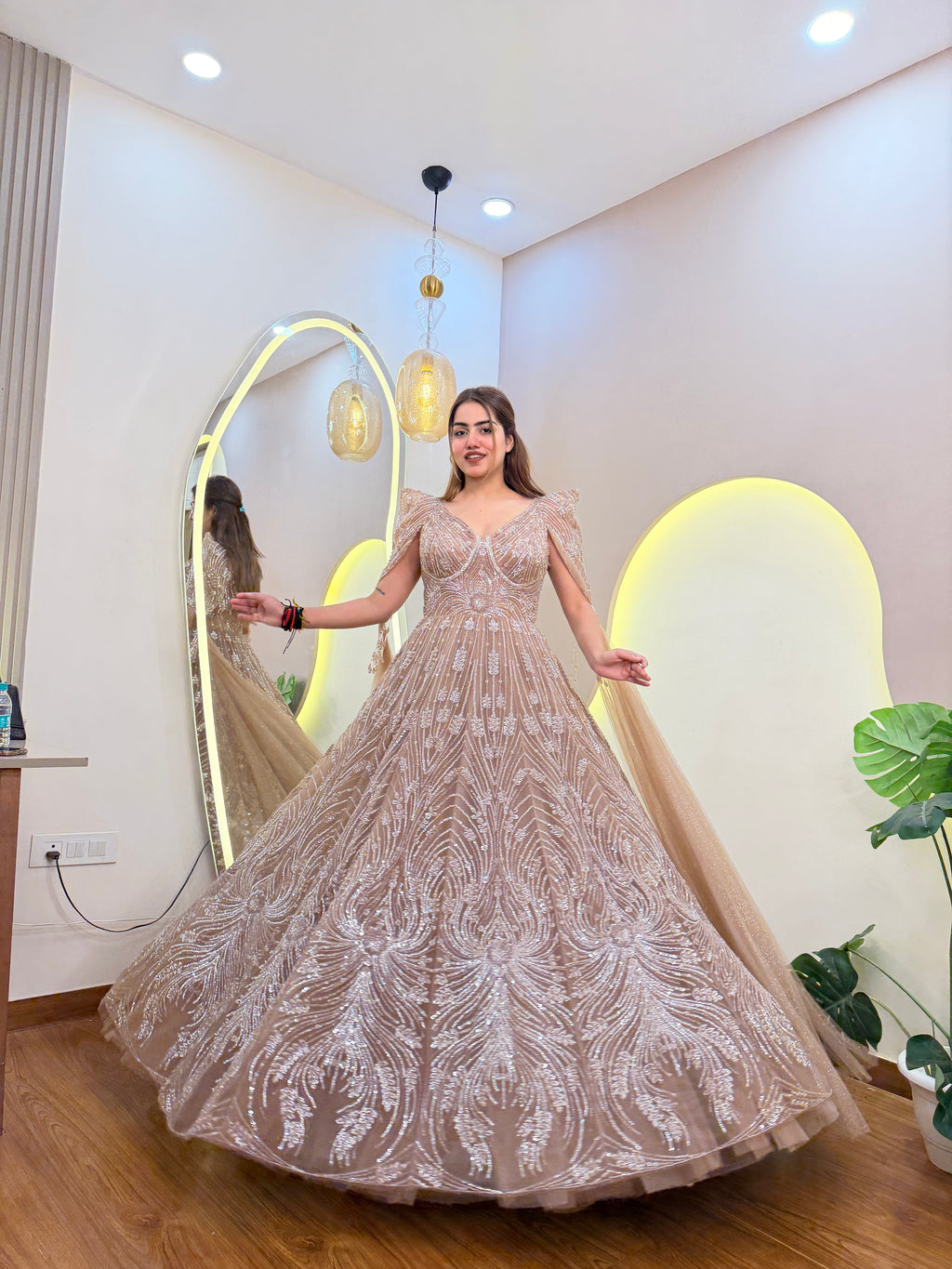 E663 ONE PIECE GOWN