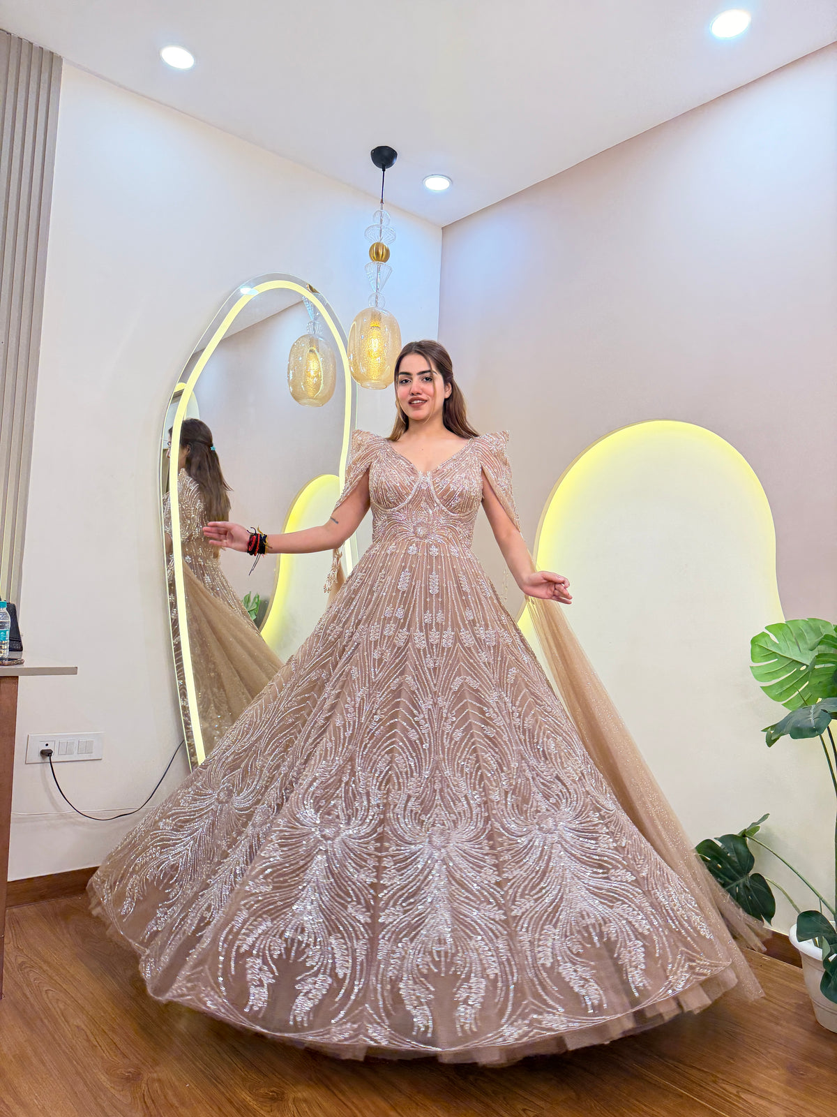 E663 ONE PIECE GOWN